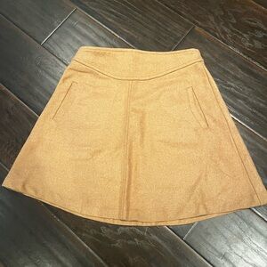 Tan Aline skirt with pockets